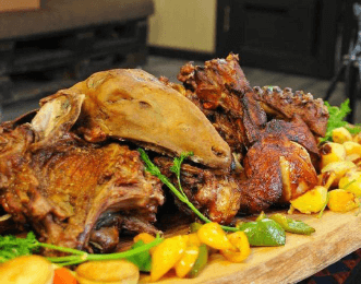 Таш-Кордо — мясо в раскалённом камне